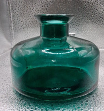 Short round teal blanco - short, glass