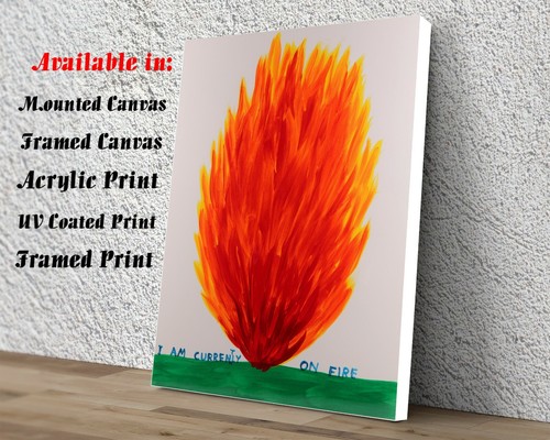 David shrigley fire art - on,