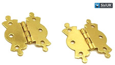 Heavy Duty Brass Butt Hinges | Strong Hinges 20mm to 75mm for Door, Cabinet, Box