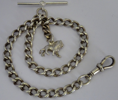 Antique solid silver pocket