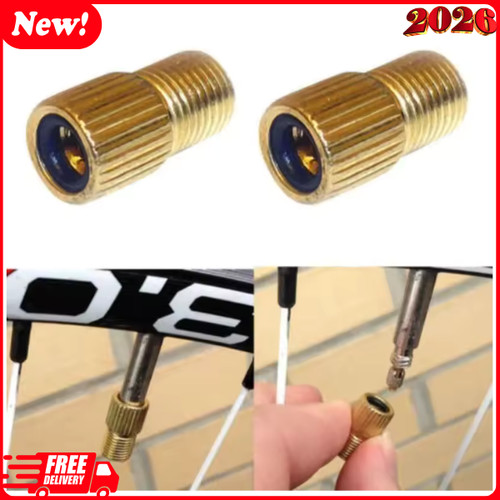 Presta schrader valve - 2x,