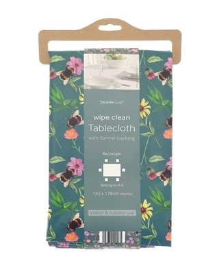 Meadow floral bee - floral, tablecloth