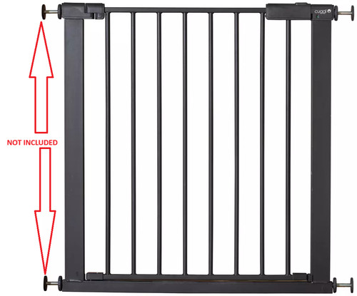 Cuggl safety gate grey - -,