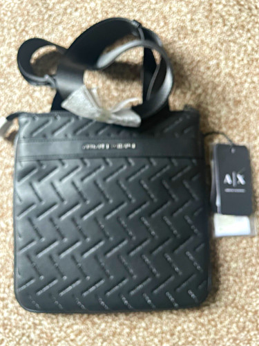 Armani exchange black - black, faux