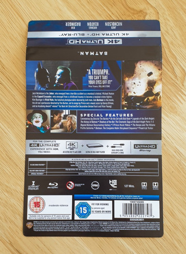 Batman card 4k uhd - j,