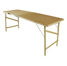74cm H Natural Pinewood Wooden Hardboard Folding Wallpaper Paste Pasting Table😍