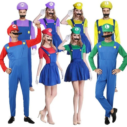 Super luigi bros - costume, adult