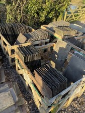 Used reclaimed roofing slates (Burlington Blue/grey) 20x10