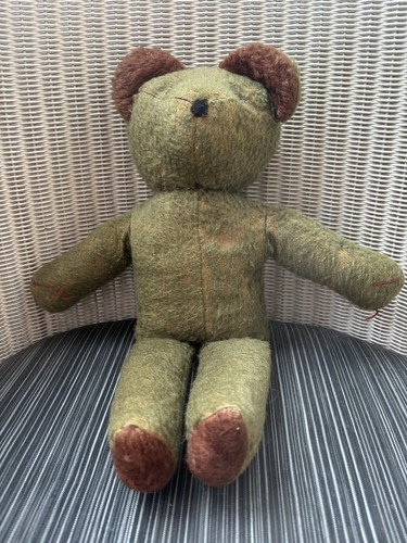 Vintage green mohair teddy - green,