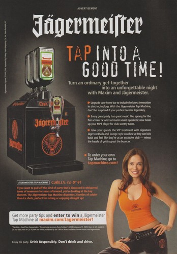 2008 jagermeister liqueur tap - 2008,