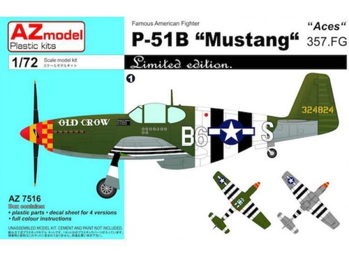 Models 7516 p 51b - models, 1/72