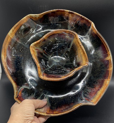 Signed gene gandee hand thrown - signed,