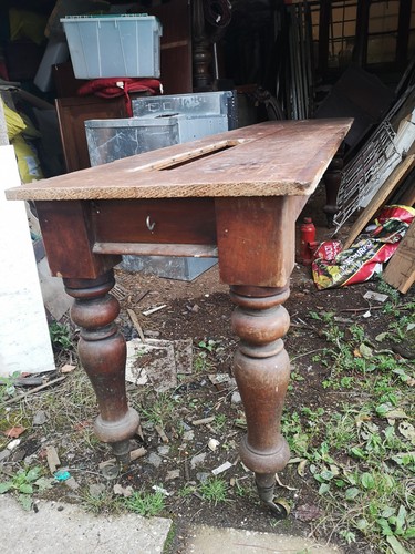 Long antique table - antique, 8ft