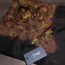 Drake's Silk Wool Paisley