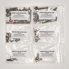 SUZUKI A100 AS100 AC100 1965-1980 full engine stainless PHILLIPS screw kit 