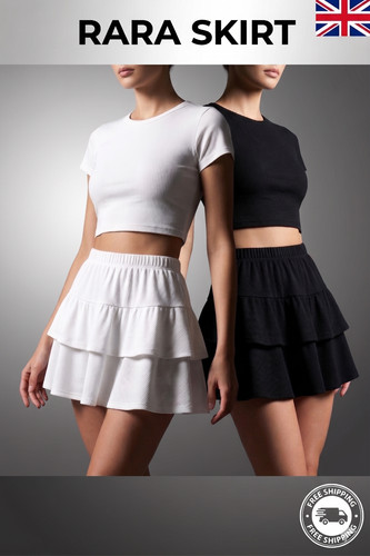 Rara mini skirt black ladies - black,