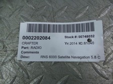 Sat Nav Unit  VOLKSWAGEN