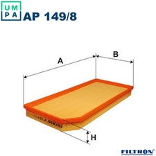 AIR FILTER AP 149/8 FOR SKODA