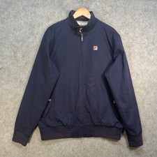 Fila White Line Track Top Mens