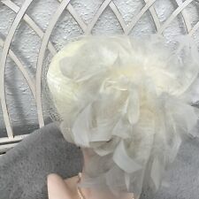 1970s Vintage Wedding Hat Gorgeous Feathers 
