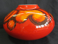 Vintage Poole Pottery Delphis Onion Vase. Shape 32. Hand Painted. 4.5" tall