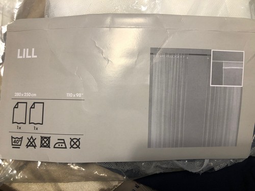 Ikea lill curtains - curtains, sheer