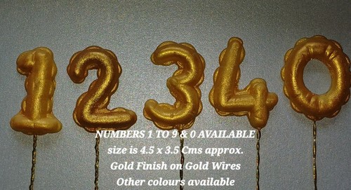 Large balloon style numbers - ,