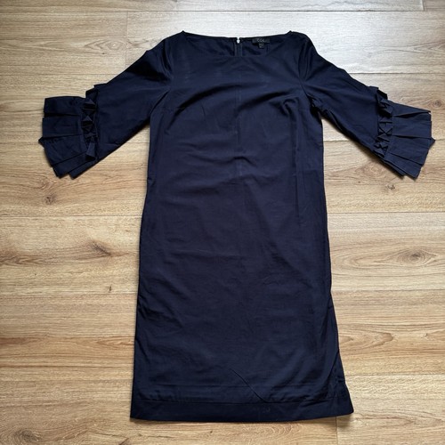 Cos navy cotton dress - cos, with