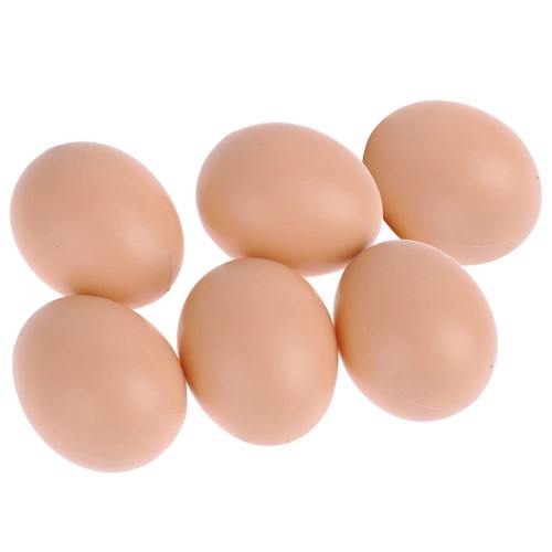 12x fake plastic eggs - fake, dummy