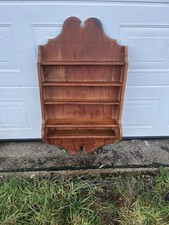 A Victorian Pine Wall Shelf /