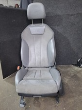 16-19 AUDI A4 B9 S-LINE FRONT PASSENGER HEATED HALF LEATHER SEAT