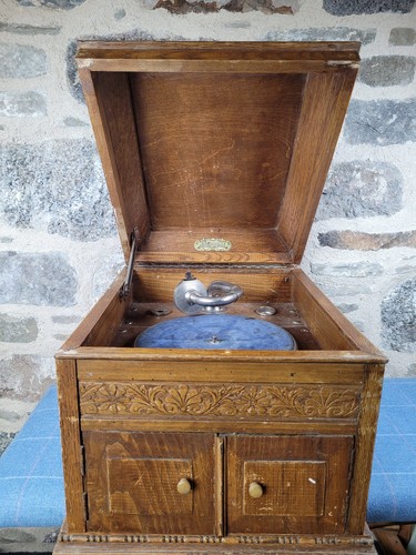 Antique nuophone gramophone - antique,