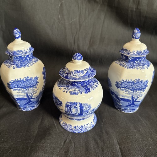 Spode blue italian miniature - italian,