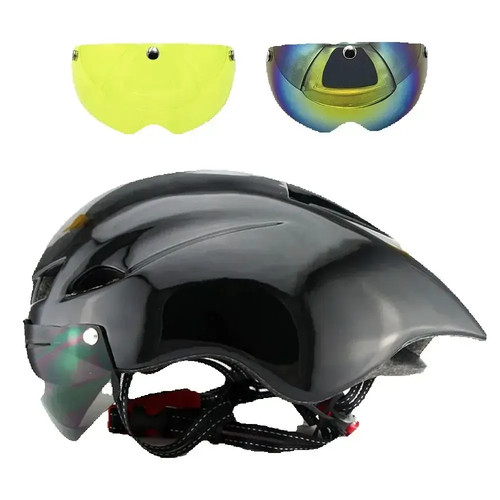 Aero cycling helmet lens - aero,