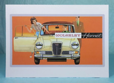 WOLSELEY HORNET - GREETING CARD - Classic Car Memorabilia - Blank inside