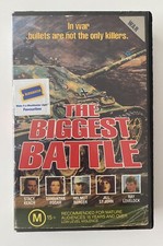 The Biggest Battle [VHS] First Release Video Ex-Rental Tape Umberto Lenzi Action
