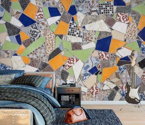 Retro tile pattern - tile, r9514