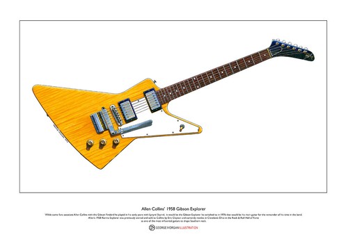 Allen collins gibson explorer - gibson,