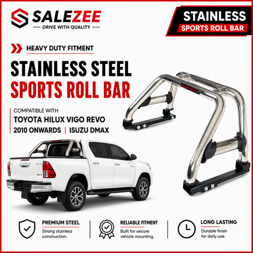 Stainless steel sports roll - stainless,