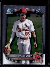 2025 Bowman Chrome Royelny Strop 1st Prospect #BCP-221 Cardinals