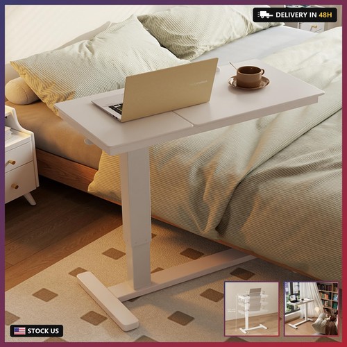 Solid wood overbed bedside - wood,