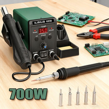 ILIBILIB 700W 2 In 1 Soldering iron Station Digital Hot Air Gun Rework Station