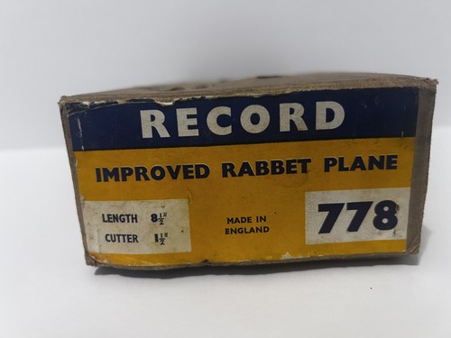 Record 778 rabbet - record,