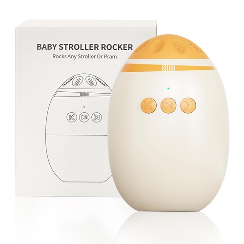 Auto baby rocker with - auto, white