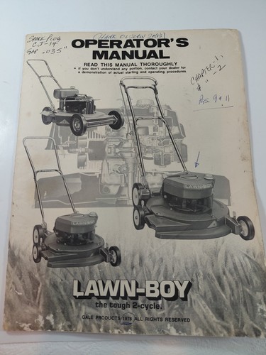 Vintage 1978 lawn boy - 1978, lawn-boy