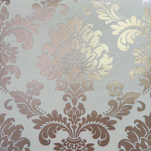 Quartz damask wallpaper - damask, rose