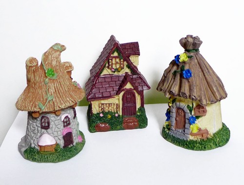 Tall fairy garden houses - 5",