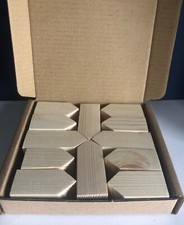 Wooden houses in a box