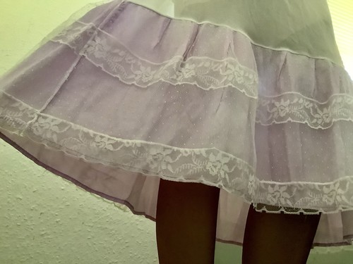 Vtg white sheer - vtg,