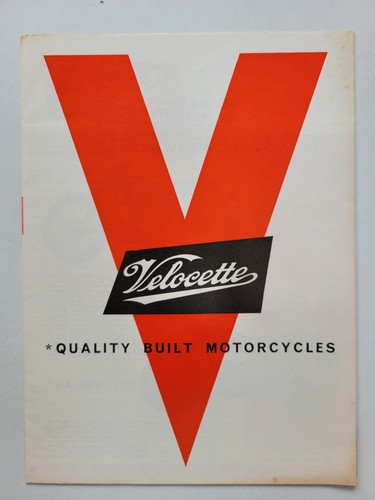 1963 velocette brochure - 1963,